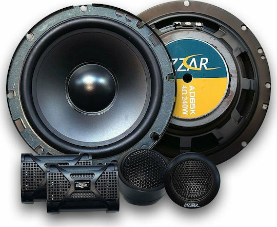 Bizzar Set Boxe Auto AD-65K Difuzoare auto 6.5" cu 120W RMS (2 căi)