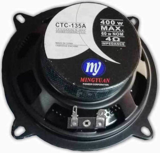 CTC CTC-135A Σετ Ηχεία Αυτοκινήτου 5" με 80W RMS (3 Δρόμων)
