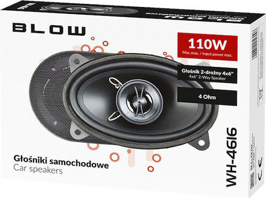 Blow WH-4616 Ηχείο Αυτοκινήτου 4x6" (2 Δρόμων)