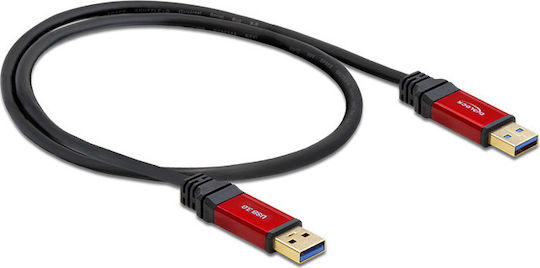 DeLock USB 3.0 Cablu USB-A - USB-A Negru 2m 82745