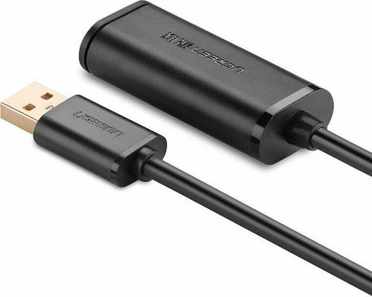 Ugreen USB 2.0 Cablu USB-A - USB-A female Negru 15m 10323