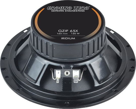 Ground Zero GZIF-65X Σετ Ηχεία Αυτοκινήτου 6.5" με 80W RMS (2 Δρόμων)