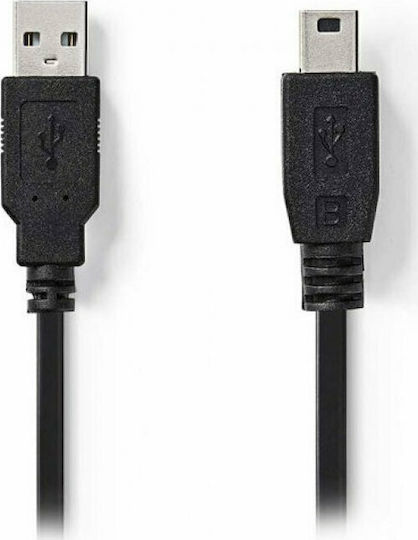 Nedis 2m USB 2.0 Cable A-Male to mini A-Male (CCGT60300BK20)