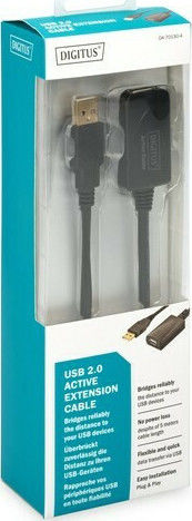 Digitus 5m USB 2.0 Cable A-Male to A-Female (DA-70130-4)