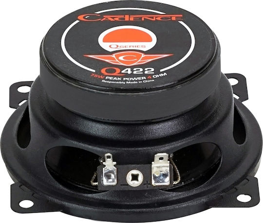 Cadence Q422 Σετ Ηχεία Αυτοκινήτου 4" με 35W RMS (2 Δρόμων)