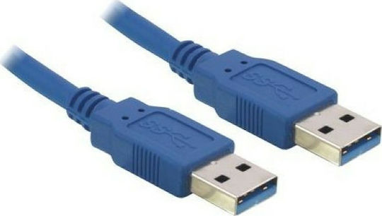 DeLock USB 3.0 Cable USB-A male - USB-A male 1.5m (82430)