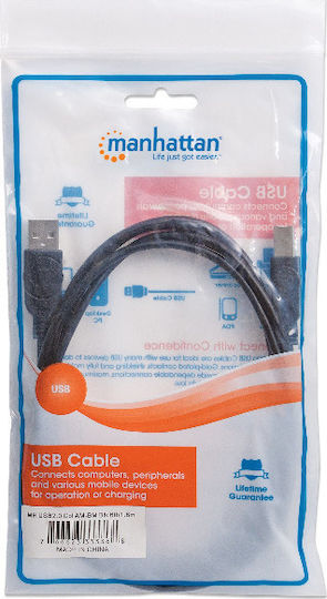 Manhattan USB 2.0 Cable USB-A Male - USB-B Male 1.8m (333368)