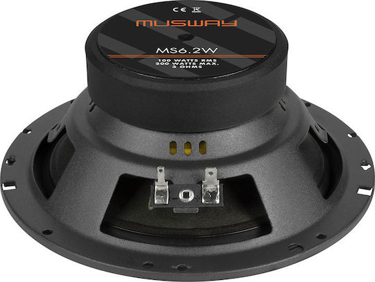 Musway MS6.2W Ηχείο Αυτοκινήτου 6.5" με 100W RMS (Woofer)