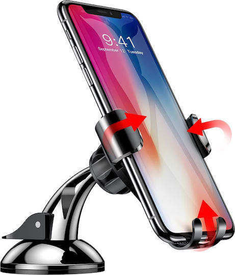 Baseus Osculum Car Mobile Mount 6.3" - 8.8" with Adjustable Hooks Red/Black
