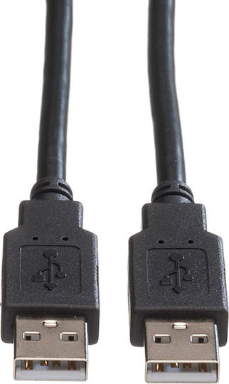 Roline USB 2.0 Cable USB-A male - USB-A male 0.8m (11.02.8908)
