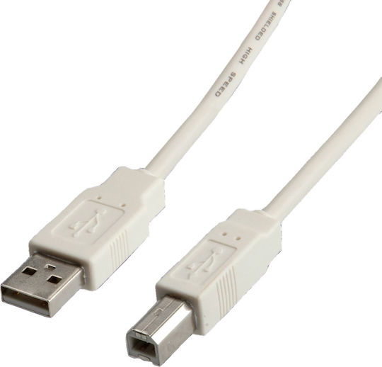 Roline USB 2.0 Kabel USB-A-Stecker - USB-B-Stecker Gray 3m S3103-100