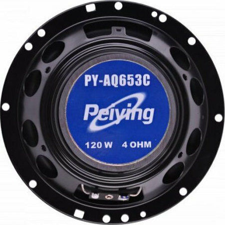 Peiying PY-AQ653C Σετ Ηχεία Αυτοκινήτου 6.5" (3 Δρόμων)