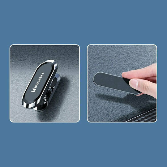 Wozinsky WMH-06 Car Mobile Mount with Magnet Silver