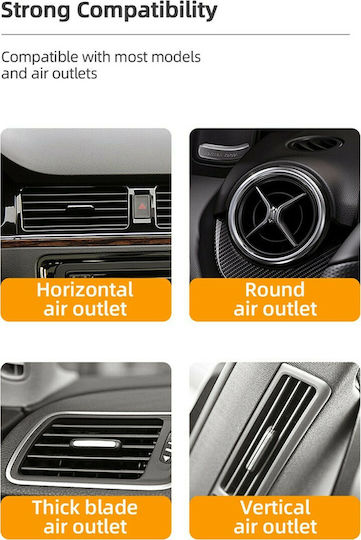 Joyroom Car Mobile Mount with Adjustable Hooks Black