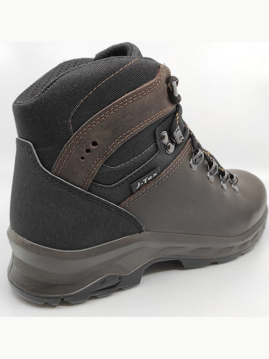 Jacalu Men's Brown Hiking Boots