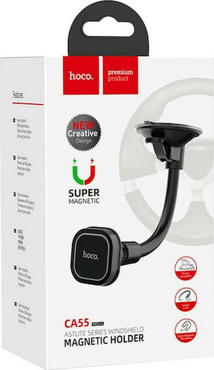 Hoco CA55 Suport Auto pentru Telefon cu magnet Neagră HOC-CA55-BK