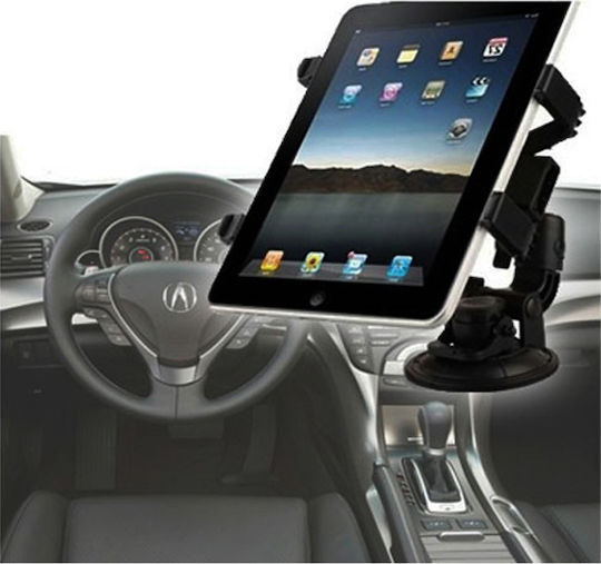 NSP Βάση Tablet Αυτοκινήτου 7'' - 10.2'' Tablet Holder με Ρυθμιζόμενα Άγκιστρα Μαύρη