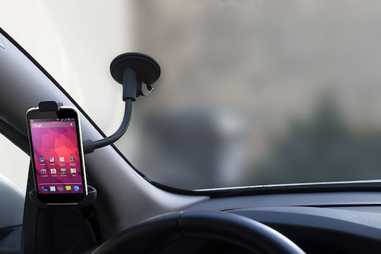 Yenkee YSM 402L Car Mobile Mount with Adjustable Hooks Black