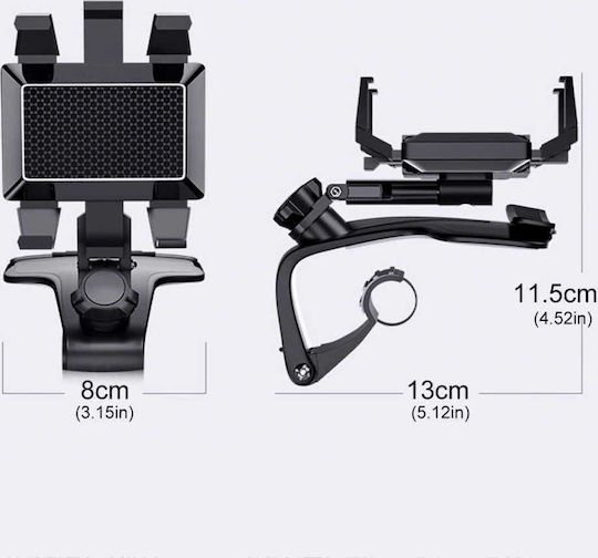 Digital IQ Mount 40 Suport Auto pentru Telefon cu cârlige reglabile Neagră IQ-MOUNT 40