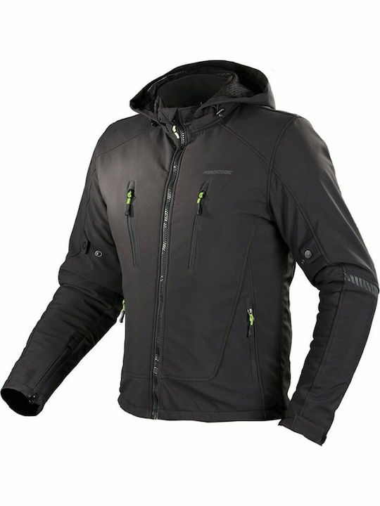 Nordcode Citizen Pro Winter Men's Motorcycle Jacket Softshell Waterproof Black