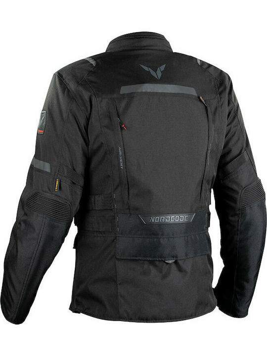 Nordcode Rhyno Men's Motorcycle Jacket Cordura 4 Seasons Waterproof Black