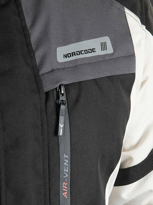 Nordcode Rhyno Men's Motorcycle Jacket 4 Seasons Waterproof Black/Grey