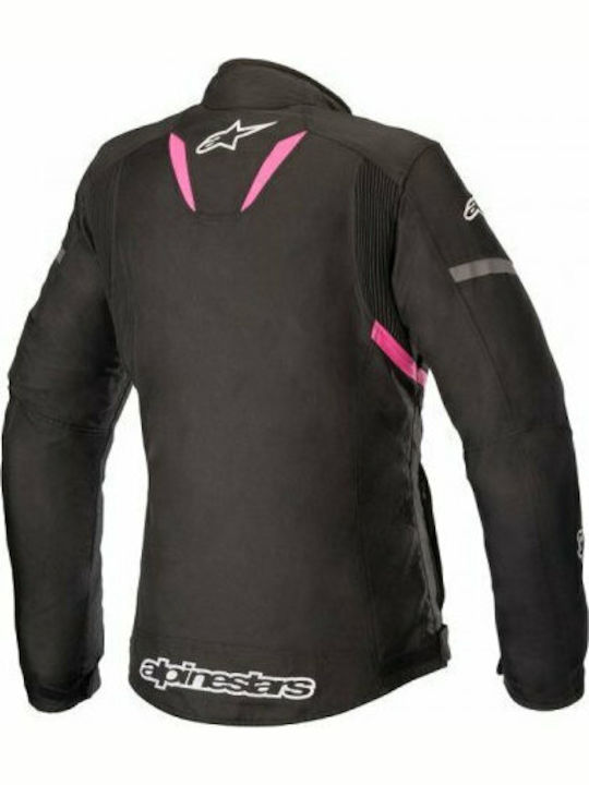 Alpinestars Stella T-Kira Μπουφάν Μηχανής Γυναικείο Συνθετικό Κοντό Χειμερινό Αδιάβροχο Black/Fuchsia