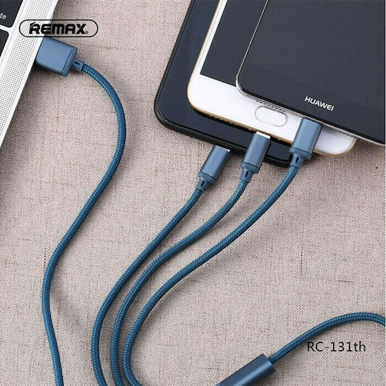 Remax RCC-219 Φορτιστής Αυτοκινήτου 2.4A με Θύρες: 2xUSB Μαύρο Χρώμα