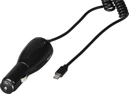 HAMA Автомобилен Зарядно Устройство 5W 1A с Кабел Micro-USB Черен Цвят