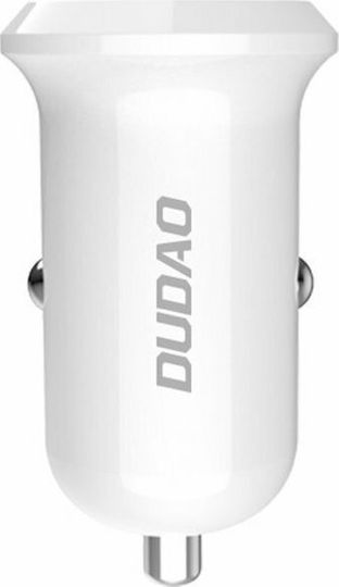 Dudao R4 Încărcător Auto 15W 4A Încărcare Rapidă cu un Port: 1xUSB Alb Culoare
