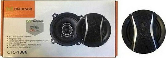 CTC-1386 Σετ Ηχεία Αυτοκινήτου 5" με 30W RMS (2 Δρόμων)