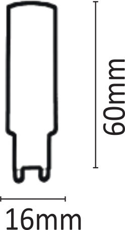 Inlight LED Bulb 10W for Socket G9 Cool White 950lm