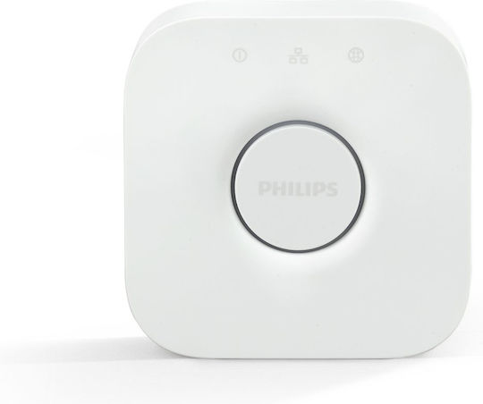Philips Hue Bridge Умен Мост Bluetooth / Zigbee Съвместим с Google Home, Apple HomeKit, Alexa & Hue Bridge