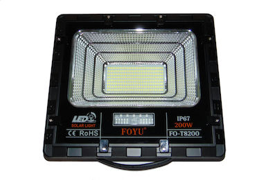 Solar LED Floodlight 200W with Remote Control