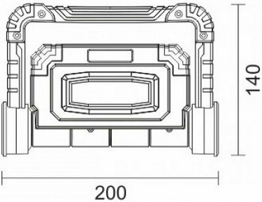 Spot Light Προβολέας Εργασίας Μπαταρίας LED IP65 με Φωτεινότητα έως 850lm