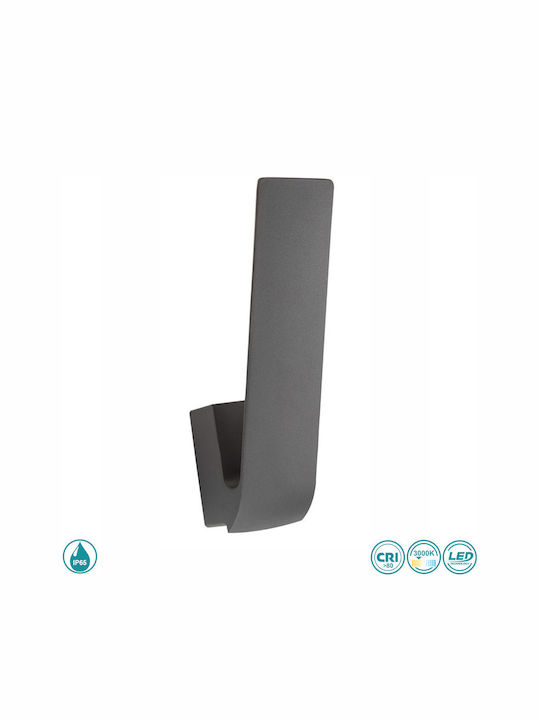 SoleLuce Wandmontierte Außen-Deckenleuchte LED IP65