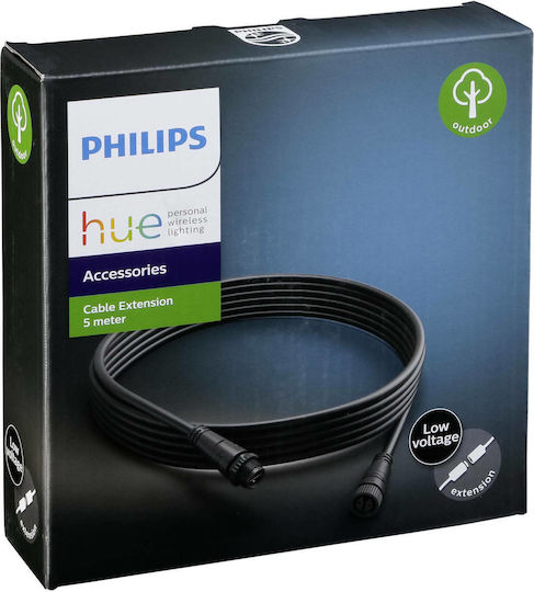 Philips Priză pentru Corpuri de Iluminat 5m Negru 915005641701