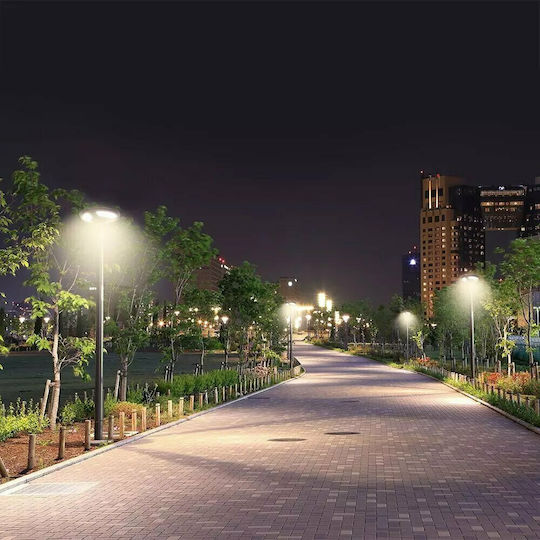 V-TAC Montagebasis für Leuchten Solar Garten LED Pfahl Schwarz 11258