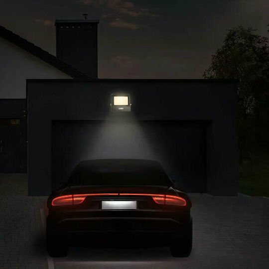 V-TAC Waterproof LED Floodlight 20W Natural White 4000K with Motion Sensor IP65