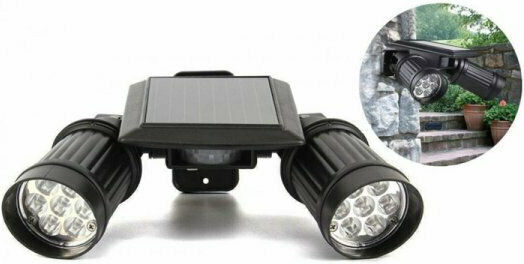 Timeless Tools Solar LED Flutlichter mit Bewegungssensor