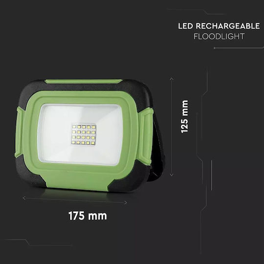 V-TAC Rechargeable Jobsite Light LED IP44 with Brightness up to 700lm VT-11-R