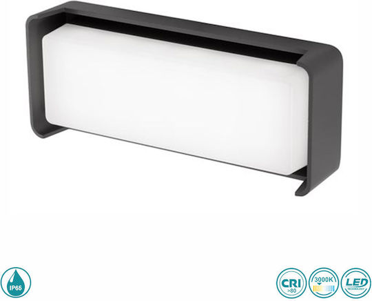 SoleLuce Wandmontierte Außen-Deckenleuchte LED IP65