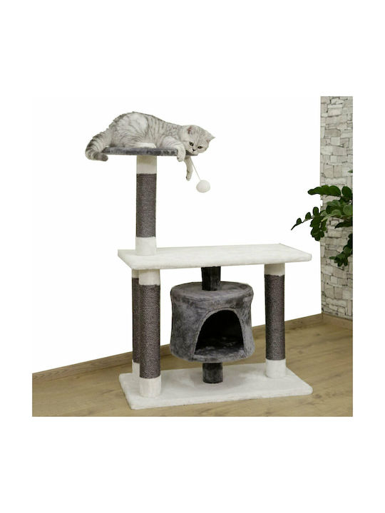 Kerbl Scratching Post Cat Trees Gray 3 levels 70x35x96cm
