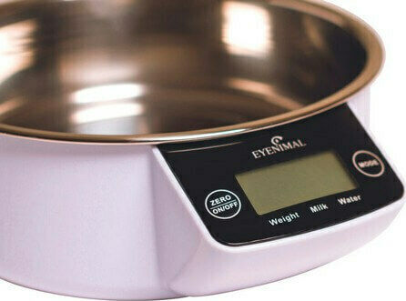 Kerbl Intelligent Stainless Steel Bowl Food for Dog & Cat 1.8lt in White Color