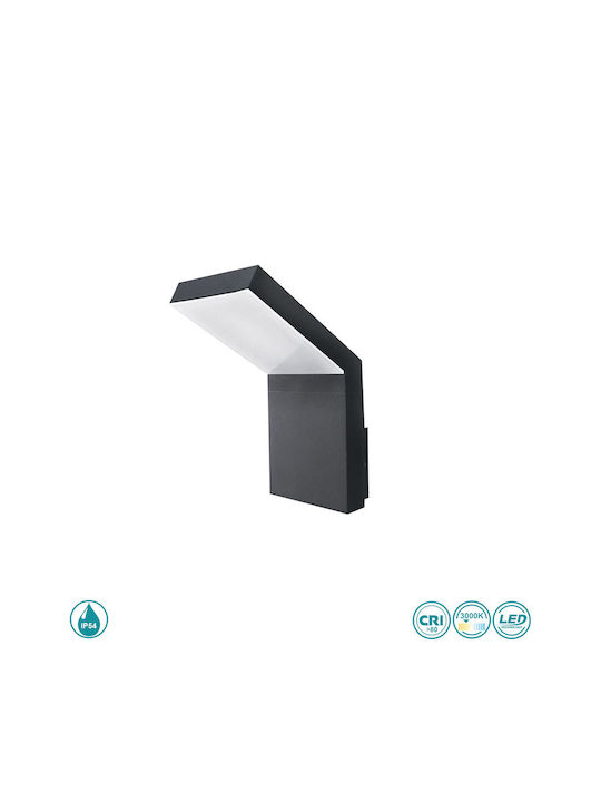 SoleLuce Επιτοίχια Εξωτερική Πλαφονιέρα LED IP54