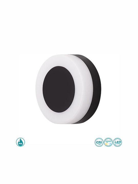 SoleLuce Wandmontierte Außen-Deckenleuchte LED IP65