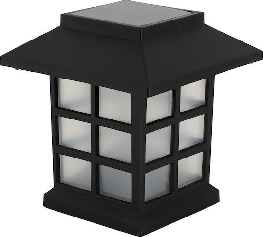 GloboStar Spiked Solar Light Traffic light 1W 50lm Cold White 6000K with Photocell IP65