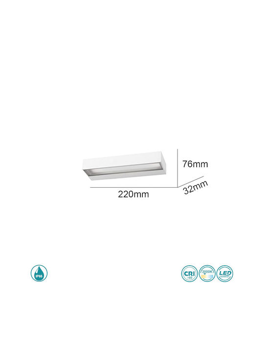 SoleLuce Wall-Mounted Outdoor Ceiling Light LED IP65