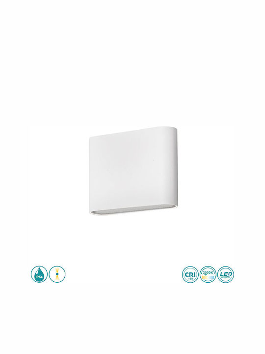 SoleLuce Aplica de exterior montată pe perete LED IP54