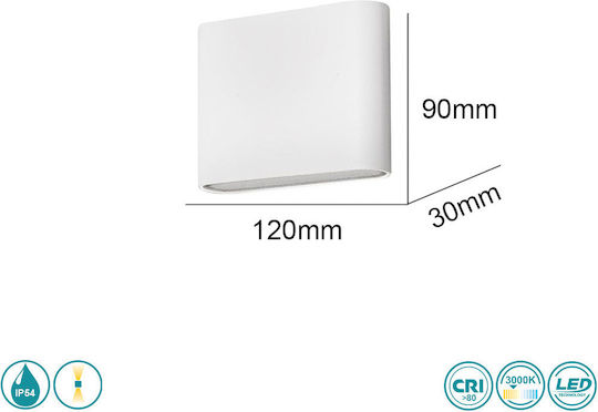 SoleLuce Стенен Външен Плафон LED IP54